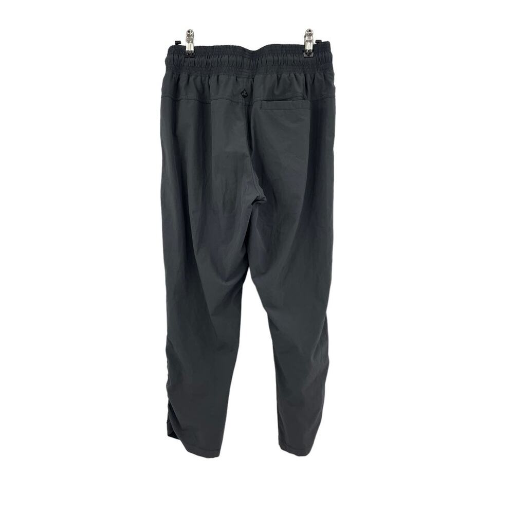 Prana Crop Pants Womens Small Capri Midtown Cropped Jogger Gray Ruched Mid Rise - Picture 3 of 8